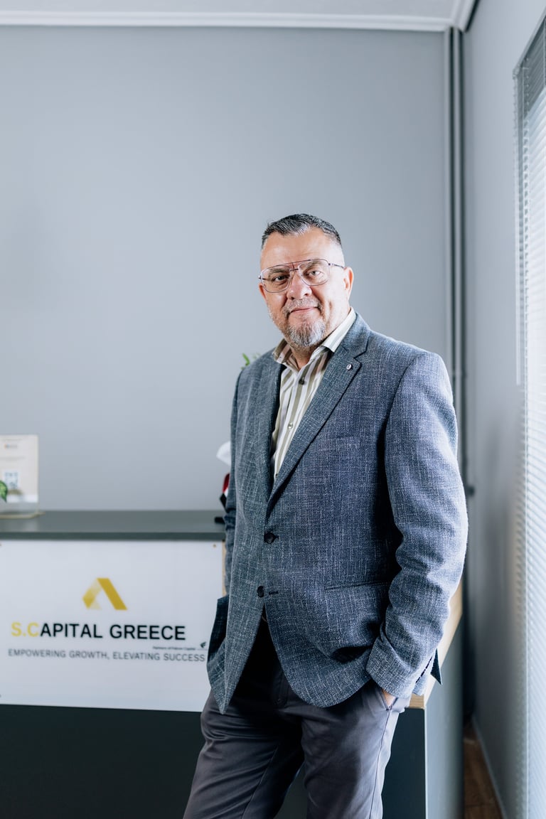 Χαρίσιος Σιούλας - Founder SC Capital Greece στο γραφείο